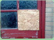 boarded up Matlock